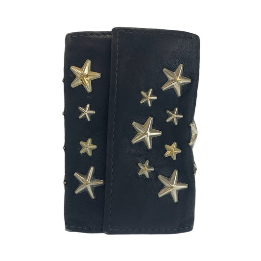 22526
JIMMY CHOO ジミーチュウ スタースタッズ ネプチューン 6連 ブラック 黒 レザー キーケース 男女兼用 レディース AB1