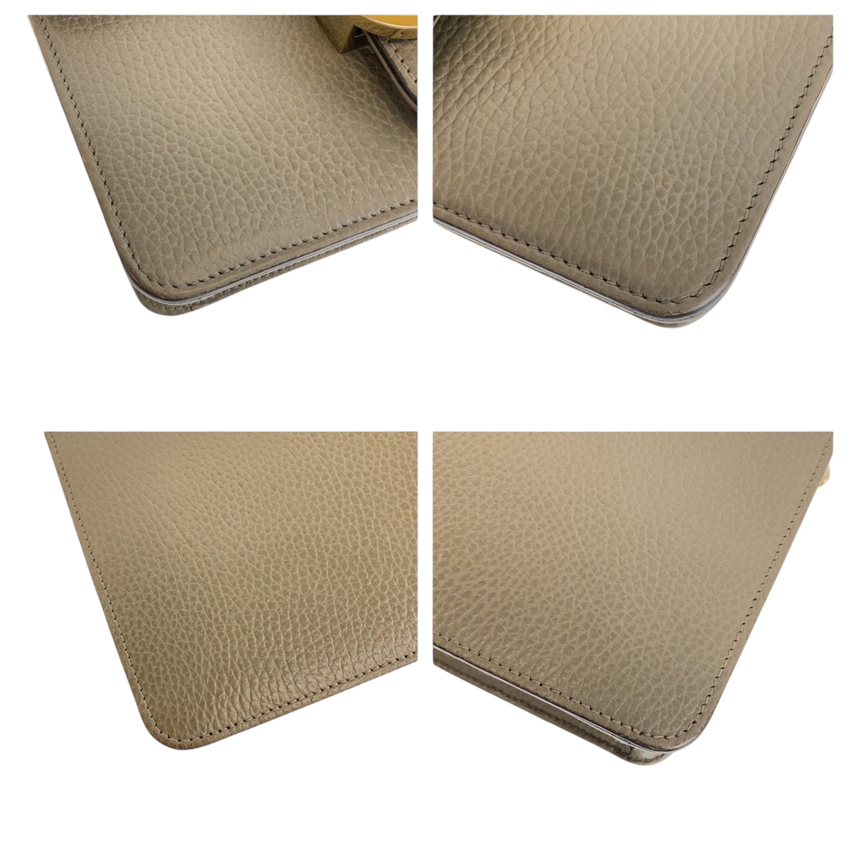 22536
GUCCI グッチ インターロッキング グレー ゴールド金具 レザー 510304 ショルダーバッグ チェーンショルダーバッグ レディース ABP56