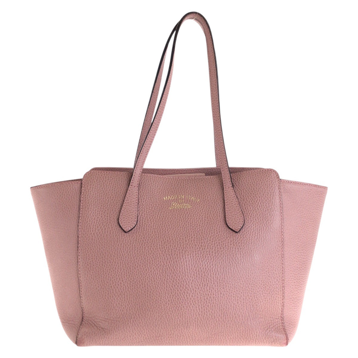 22537
GUCCI グッチ スウィング ピンク レザー 354408 トートバッグ ショルダーバッグ レディース AB38