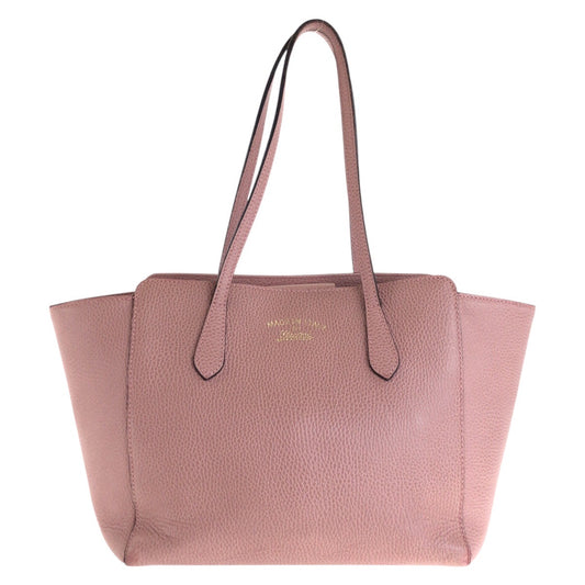 22537
GUCCI グッチ スウィング ピンク レザー 354408 トートバッグ ショルダーバッグ レディース AB38