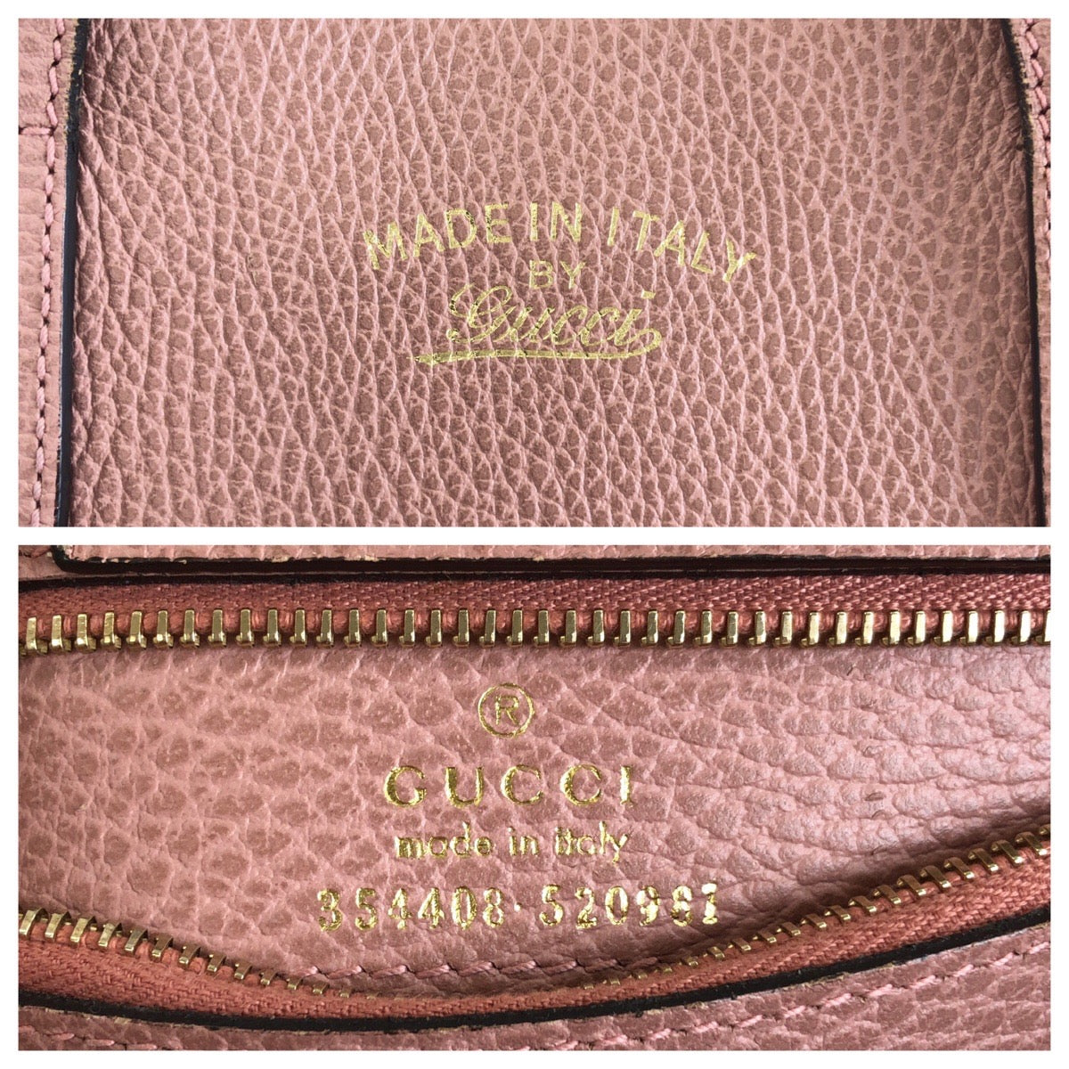 22537
GUCCI グッチ スウィング ピンク レザー 354408 トートバッグ ショルダーバッグ レディース AB38
