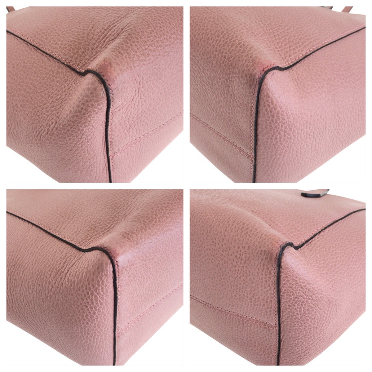 22537
GUCCI グッチ スウィング ピンク レザー 354408 トートバッグ ショルダーバッグ レディース AB38