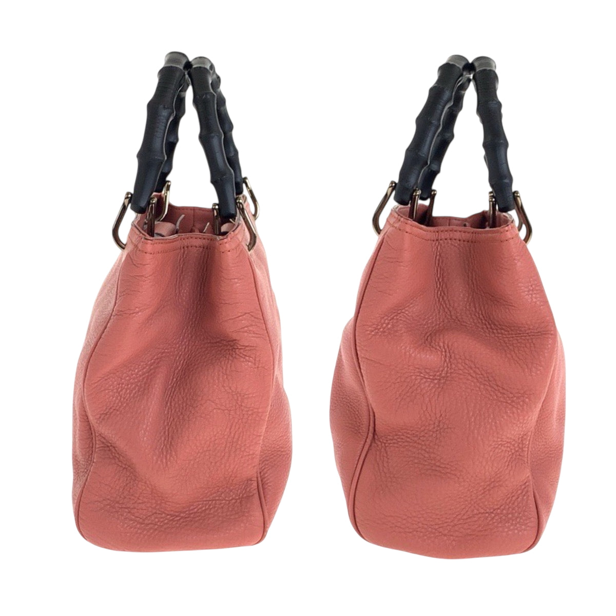 22539
GUCCI グッチ バンブー ピンク ゴールド金具 レザー 336032 トートバッグ ハンドバッグ レディース ABP45