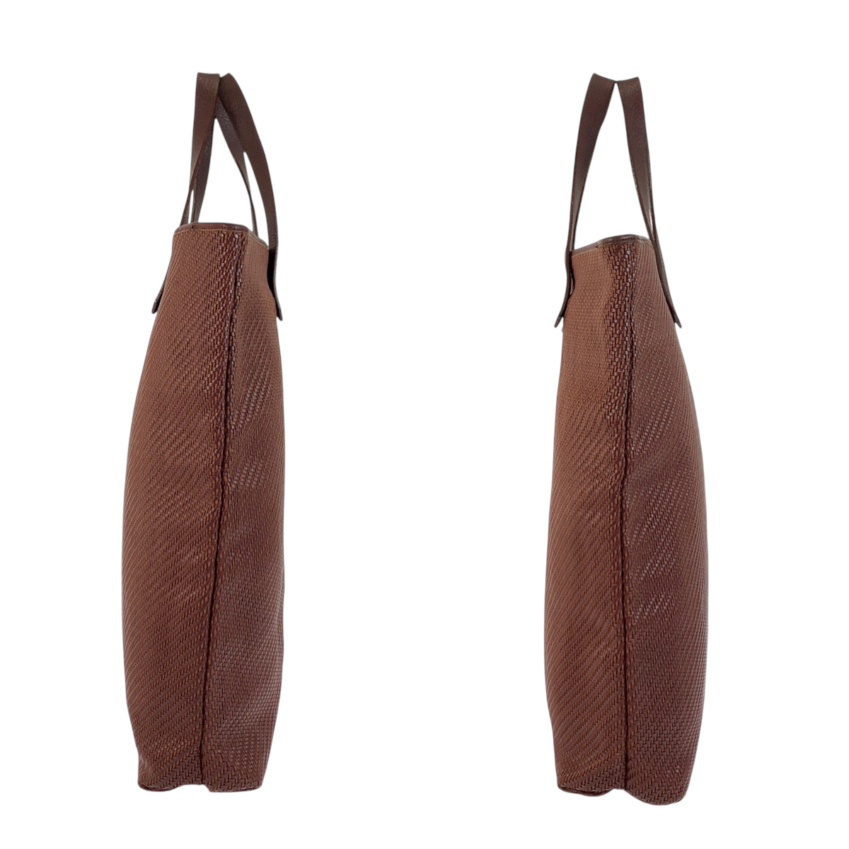 22540
HERMES Ahmedabad Diag Polyester / Leather Tote Bag Ladies ABP45