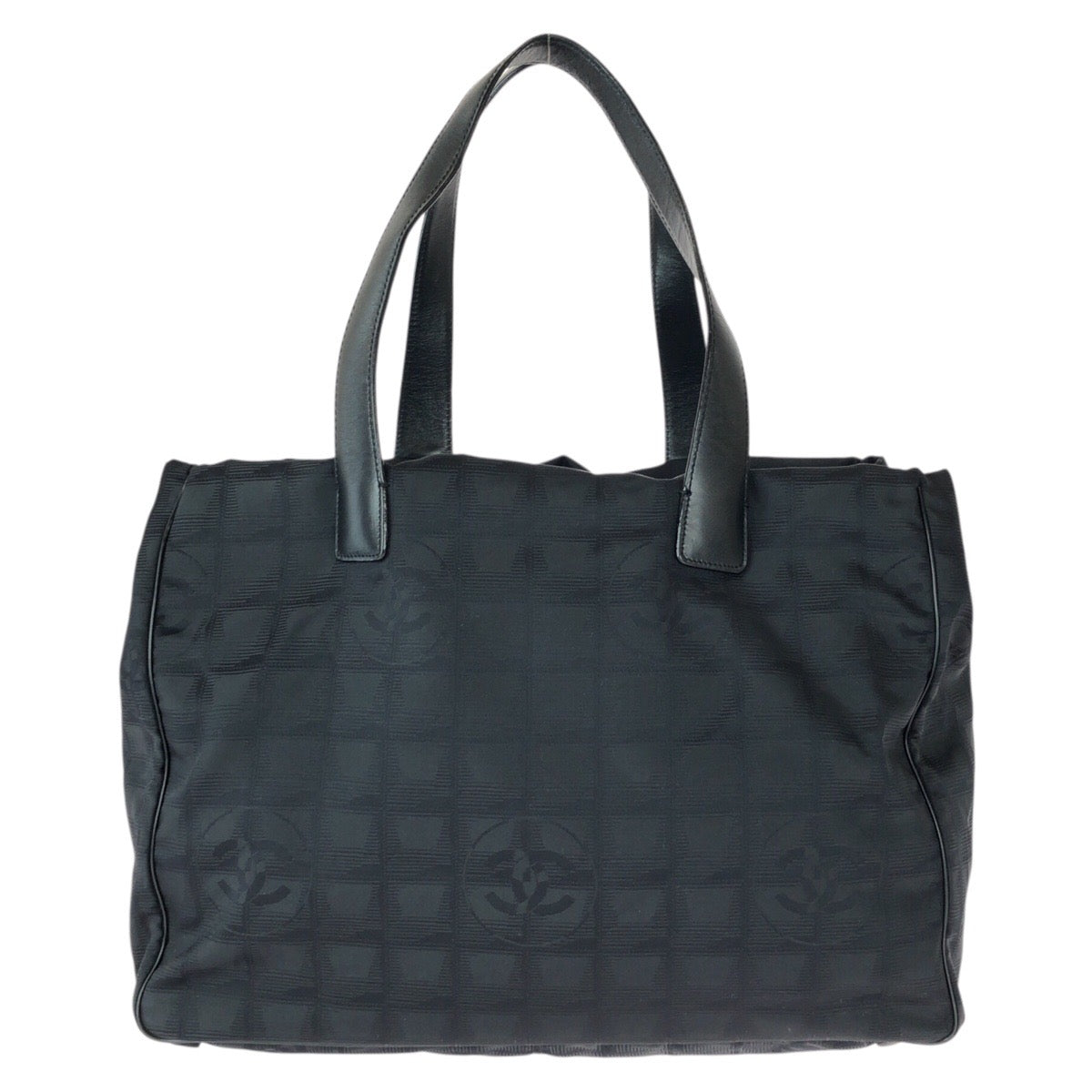 22541
CHANEL シャネル ニュートラベルライン MM ブラック 黒 ナイロン / レザー トートバッグ ショルダーバッグ レディース AB45