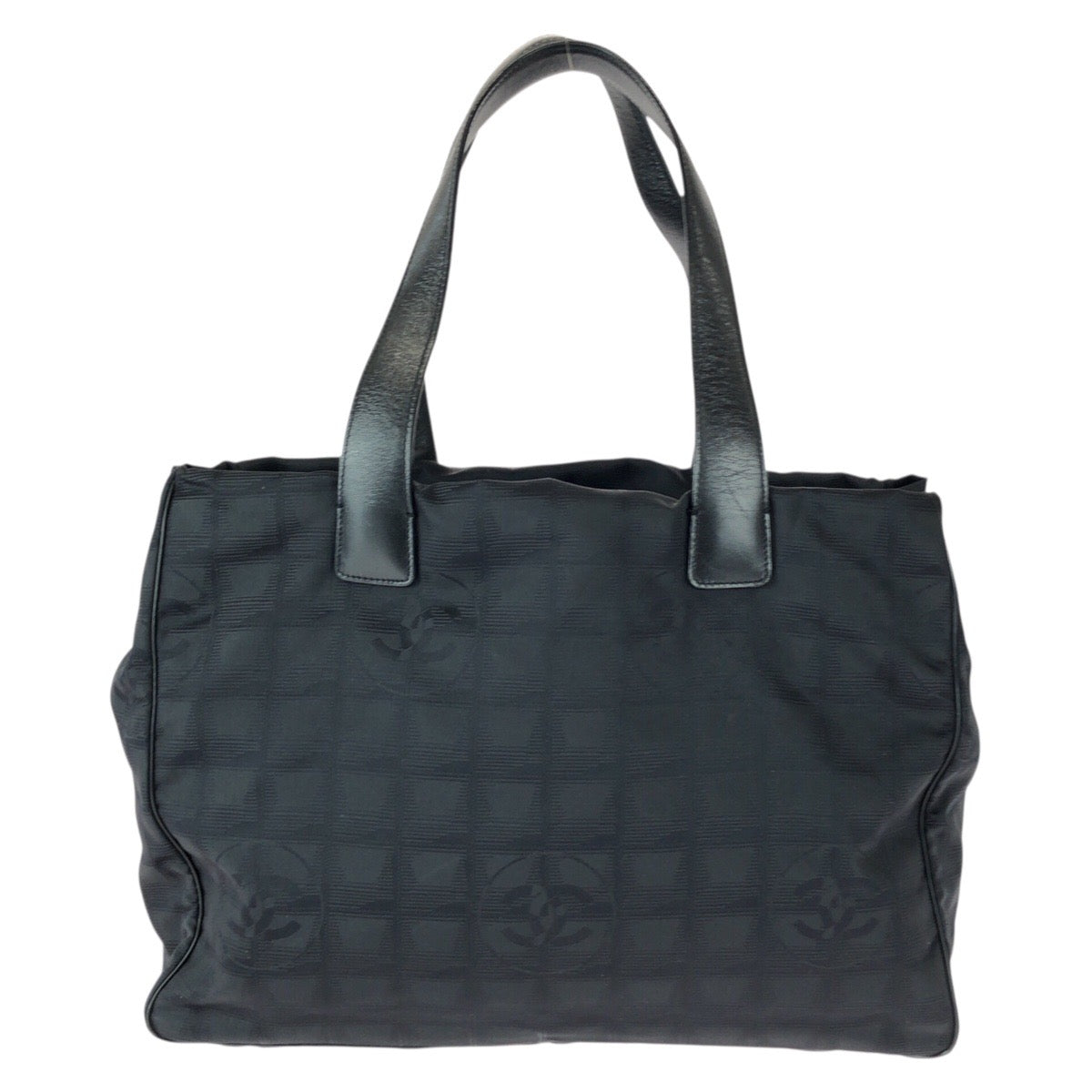 22541
CHANEL シャネル ニュートラベルライン MM ブラック 黒 ナイロン / レザー トートバッグ ショルダーバッグ レディース AB45