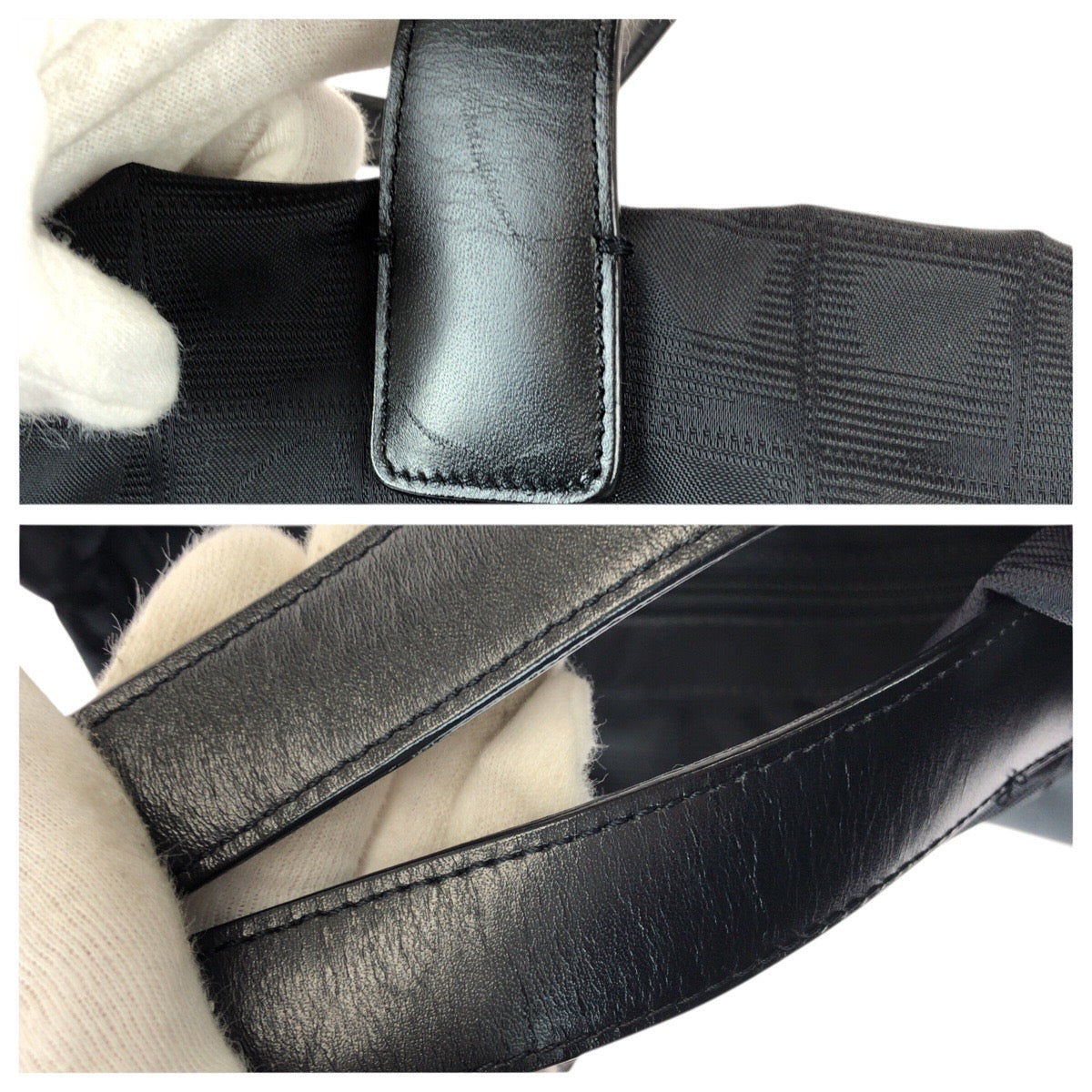 22541
CHANEL シャネル ニュートラベルライン MM ブラック 黒 ナイロン / レザー トートバッグ ショルダーバッグ レディース AB45