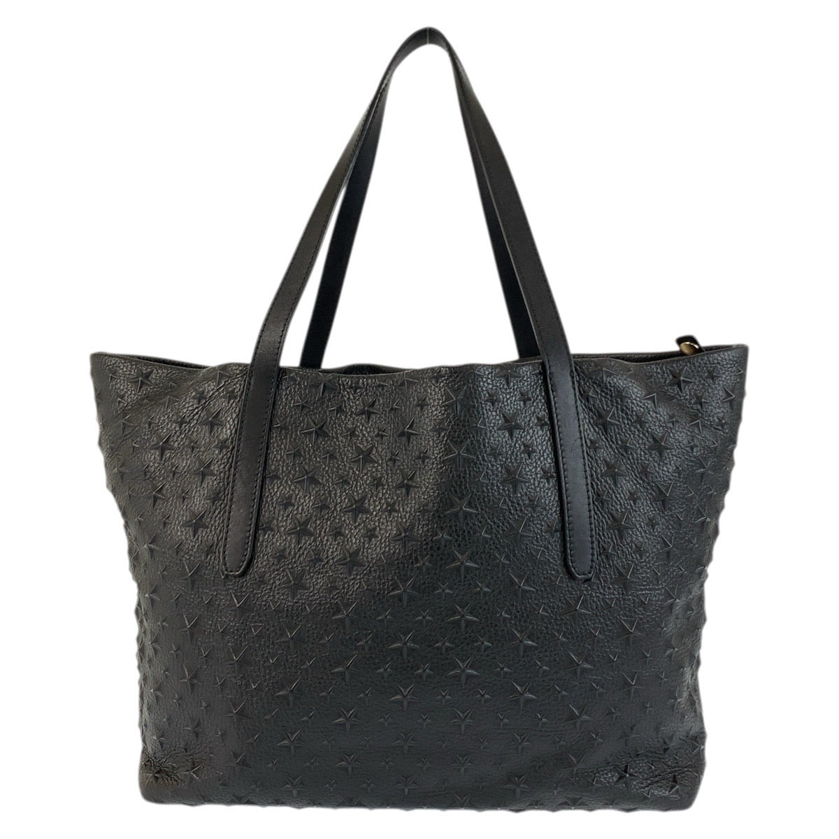 22544
JIMMY CHOO ジミーチュウ スタースタッズ ピムリコ ブラック 黒 ゴールド金具 レザー トートバッグ ショルダーバッグ レディース ABP40