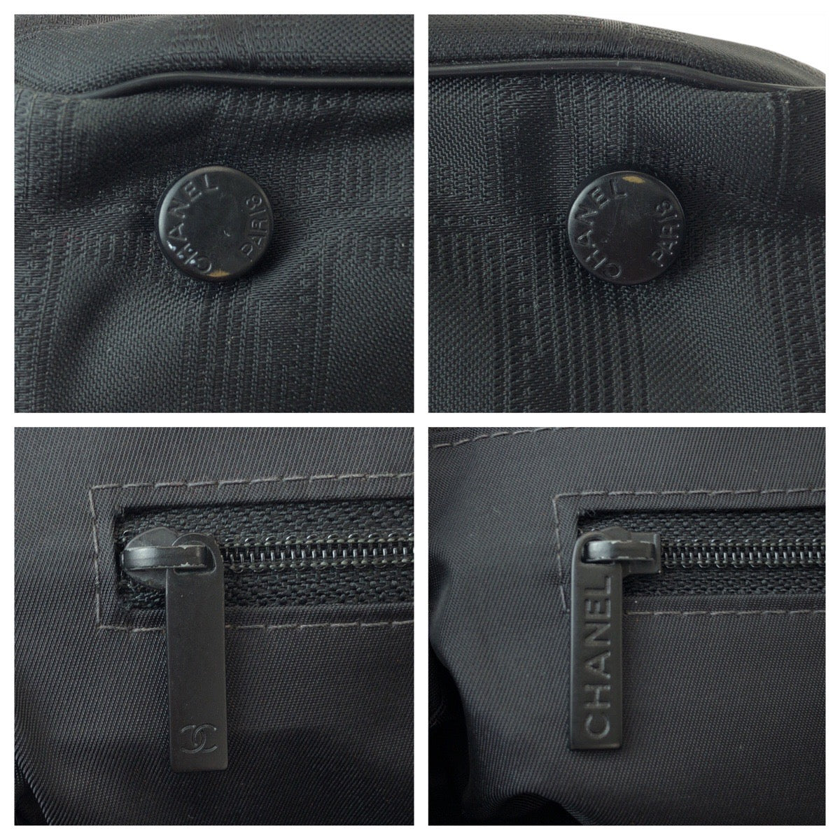 22546
CHANEL シャネル ニュートラベルライン ニュートラトートMM ブラック 黒 ナイロン / レザー トートバッグ ショルダーバッグ レディース A68