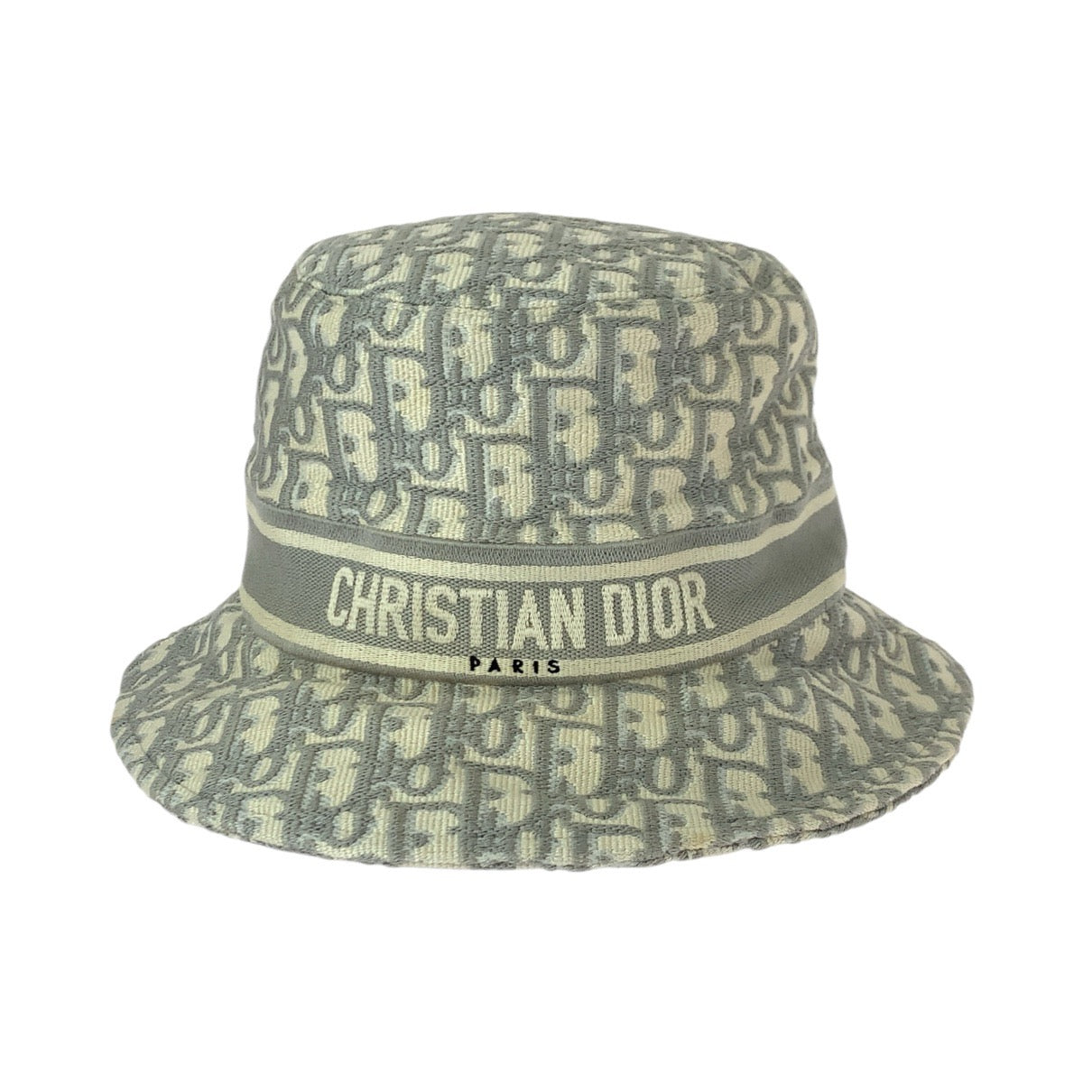 22548
Christian Dior クリスチャンディオール ヴィンテージ トロッター オブリーク ホワイト グレー コットン 11DOB923I132 ハット バケットハット 帽子 レディース ABP32