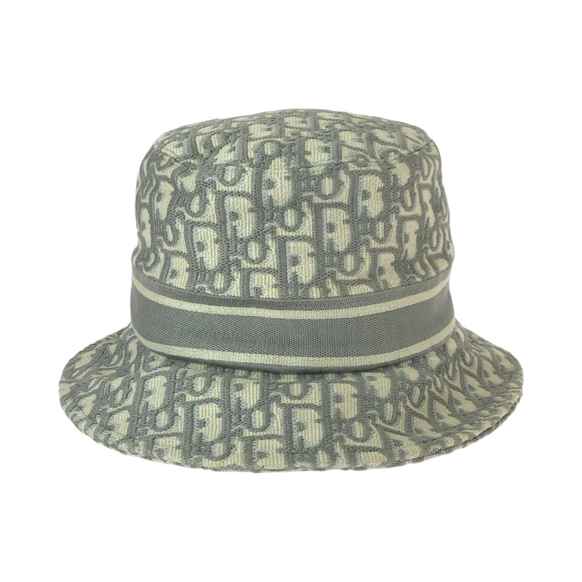 22548
Christian Dior クリスチャンディオール ヴィンテージ トロッター オブリーク ホワイト グレー コットン 11DOB923I132 ハット バケットハット 帽子 レディース ABP32
