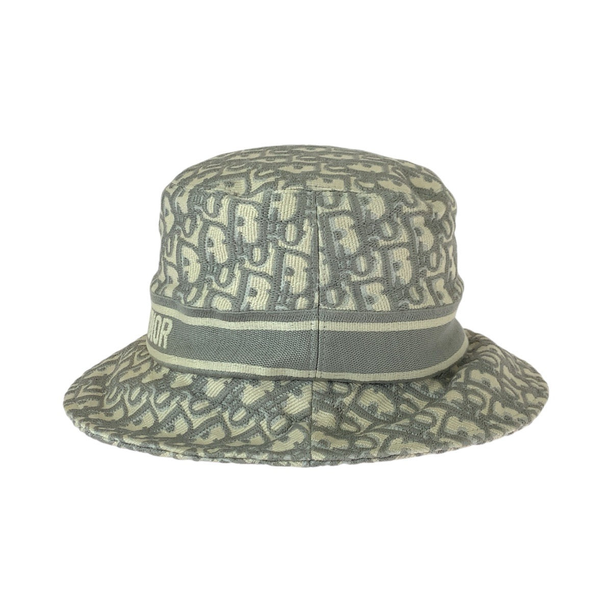 22548
Christian Dior クリスチャンディオール ヴィンテージ トロッター オブリーク ホワイト グレー コットン 11DOB923I132 ハット バケットハット 帽子 レディース ABP32