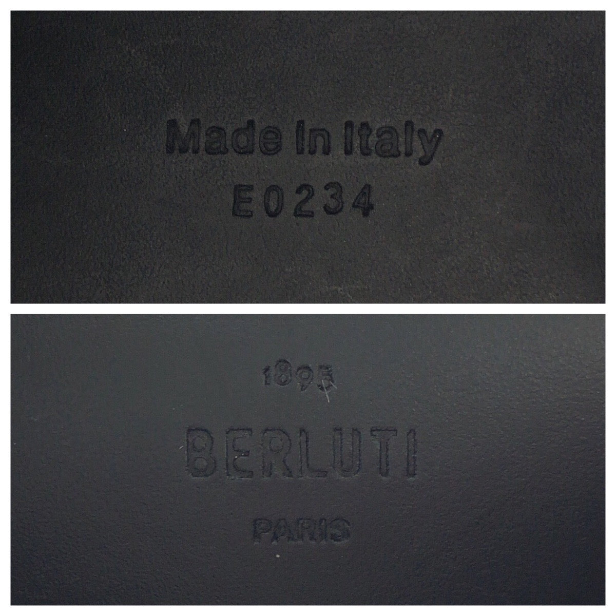 22549
Berluti Calligraphy Origin Scritto Leather Coin Purse Black Silver Hardware Leather Coin Case Men's A32