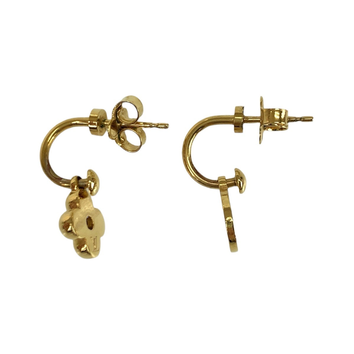 22556
LOUIS VUITTON Louis Vuitton Earrings Blooming Gold Metal M64859 Earrings Women AB10