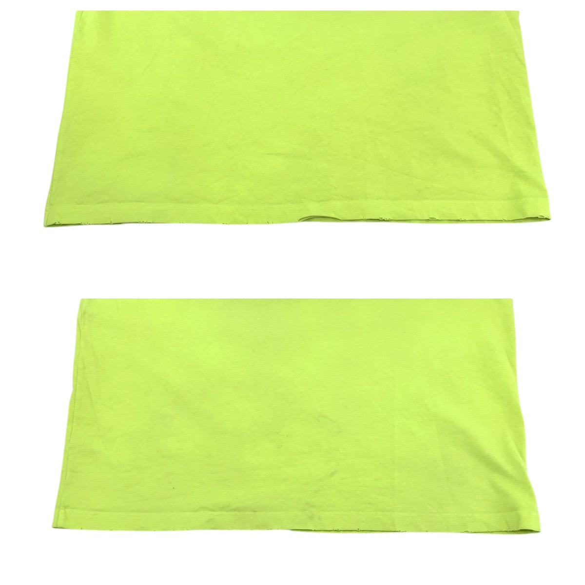 22559
BALENCIAGA バレンシアガ CAPS ボクシーフィット サイズS ライトグリーン ホワイト コットン KT93 651795 TNVL17805 半袖Ｔシャツ メンズ ABP30