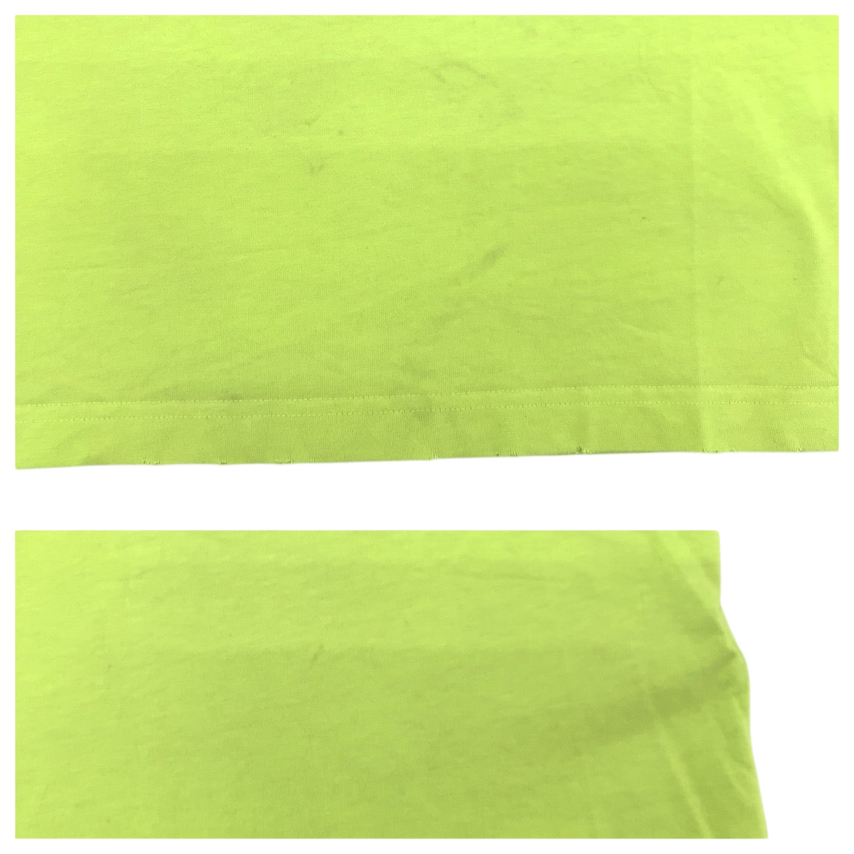 22559
BALENCIAGA バレンシアガ CAPS ボクシーフィット サイズS ライトグリーン ホワイト コットン KT93 651795 TNVL17805 半袖Ｔシャツ メンズ ABP30