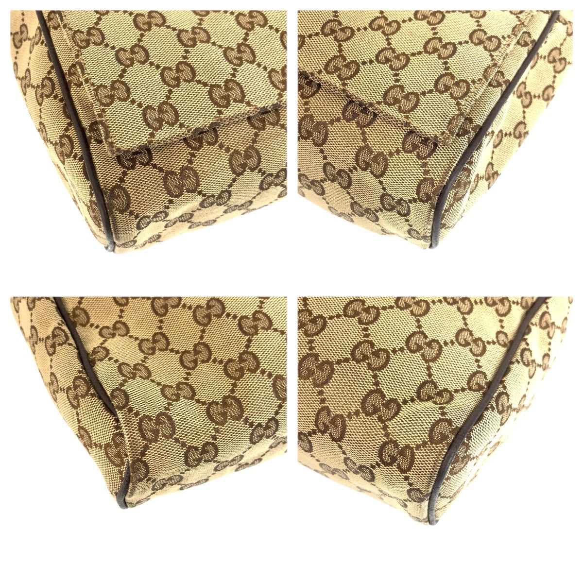 22566
GUCCI グッチ ベージュ ブラウン シルバー金具 GGキャンバス / レザー 146236 ショルダーバッグ メッセンジャーバッグ メンズ ABP48