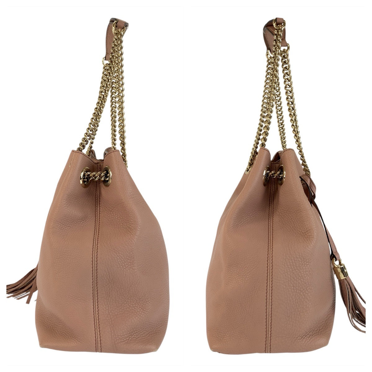 22573
GUCCI グッチ ソーホー インターロッキング ピンク ゴールド金具 レザー 308982 チェーンショルダーバッグ トートバッグ レディース ABP88