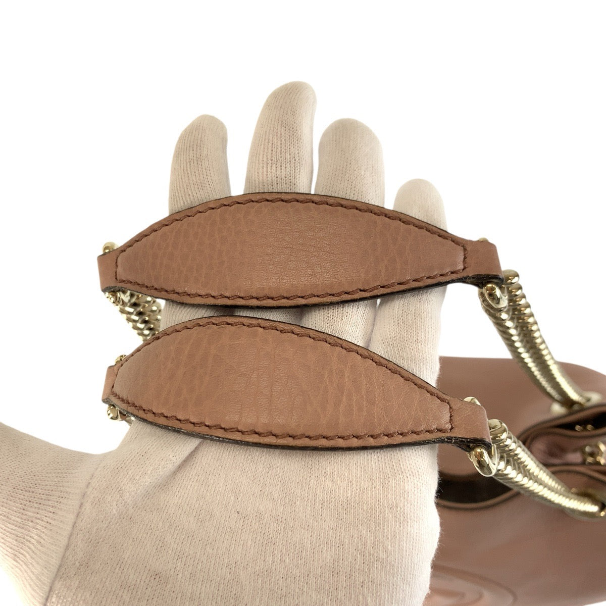 22573
GUCCI グッチ ソーホー インターロッキング ピンク ゴールド金具 レザー 308982 チェーンショルダーバッグ トートバッグ レディース ABP88