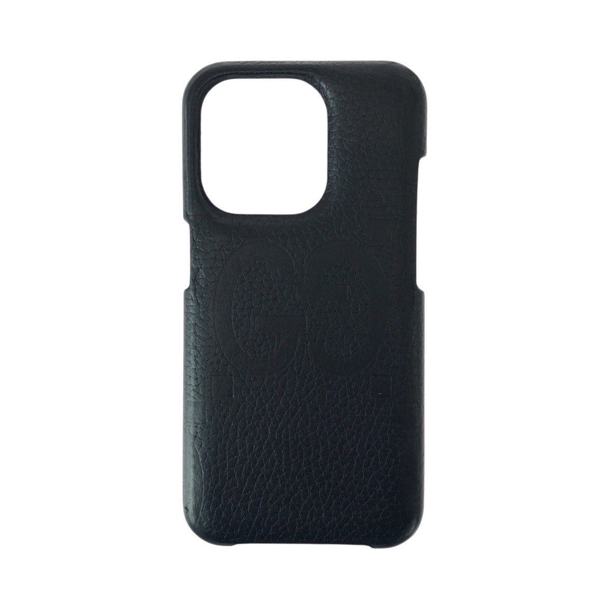 22575
GUCCI グッチ GGジャンボ ブラック 黒 レザー 760221 iPhone12Pro スマホケース 男女兼用 メンズ AB15