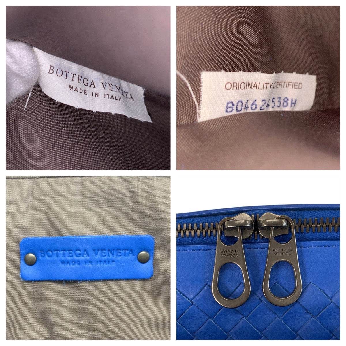 22576
BOTTEGAVENETA ボッテガヴェネタ イントレチャート ブルー レザー BO4624538H ビジネスバッグ ブリーフケース メンズ A160