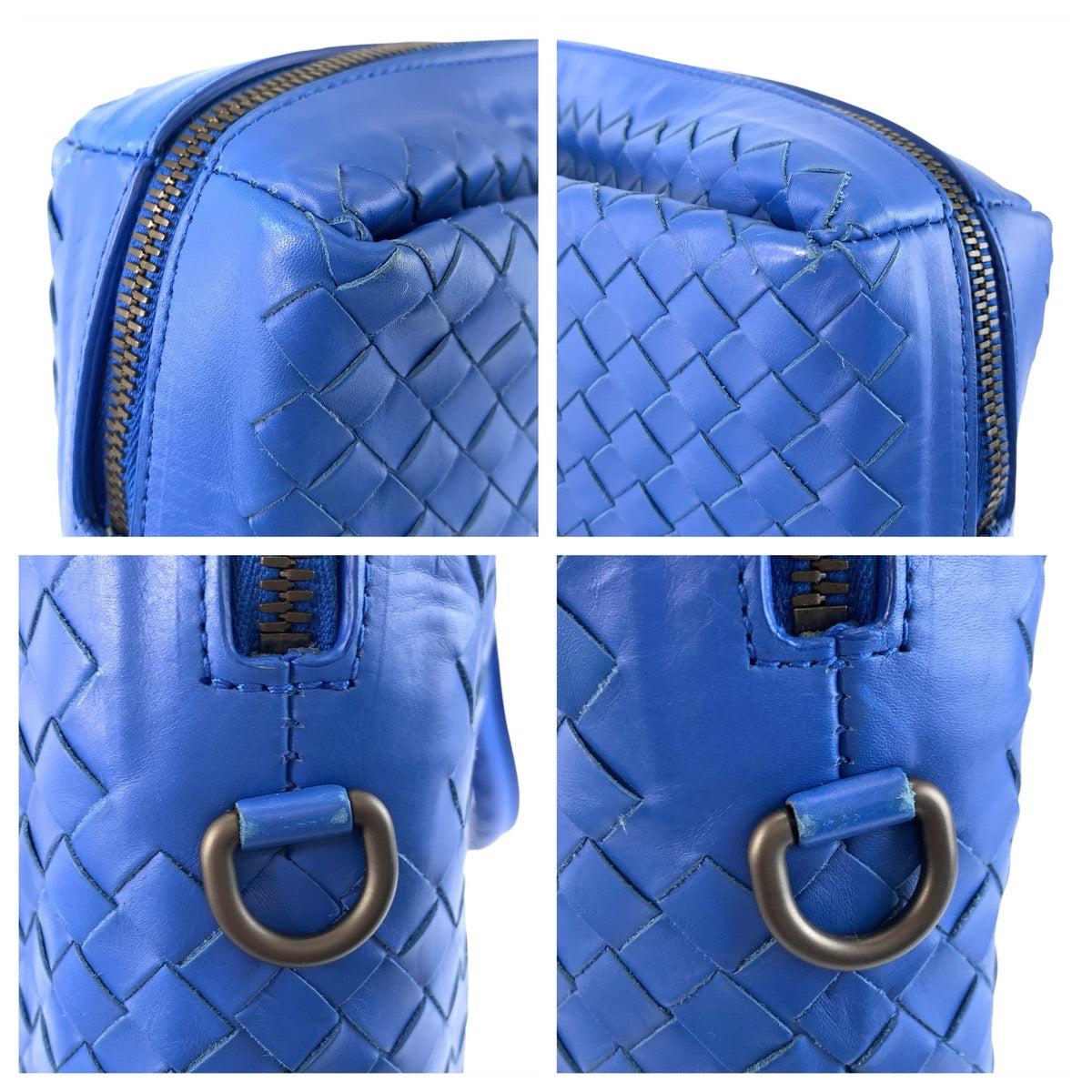 22576
BOTTEGAVENETA ボッテガヴェネタ イントレチャート ブルー レザー BO4624538H ビジネスバッグ ブリーフケース メンズ A160