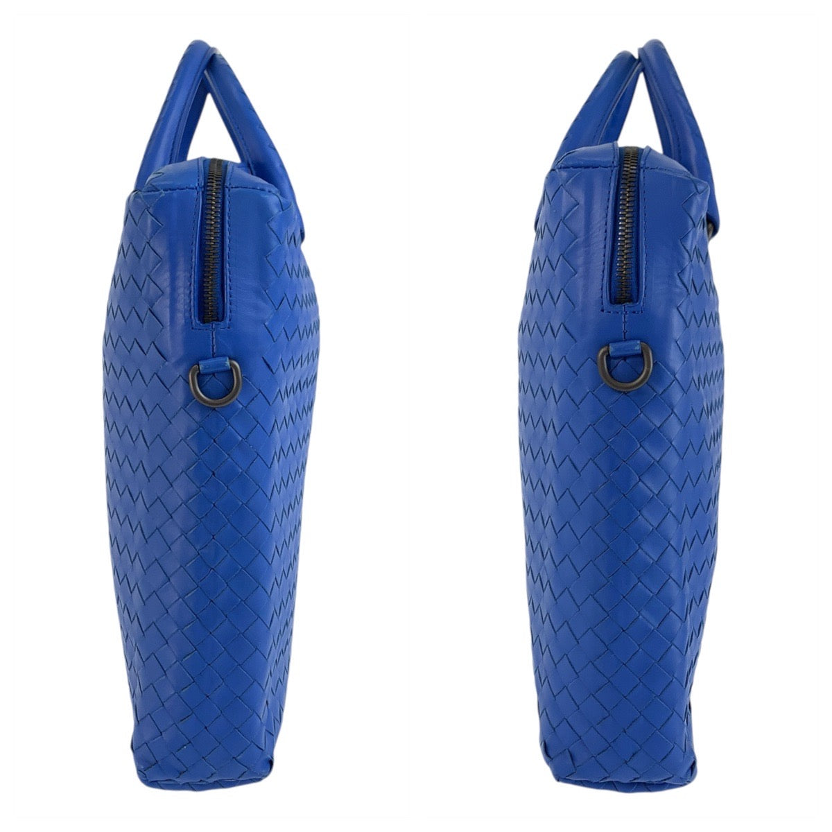 22576
BOTTEGAVENETA ボッテガヴェネタ イントレチャート ブルー レザー BO4624538H ビジネスバッグ ブリーフケース メンズ A160