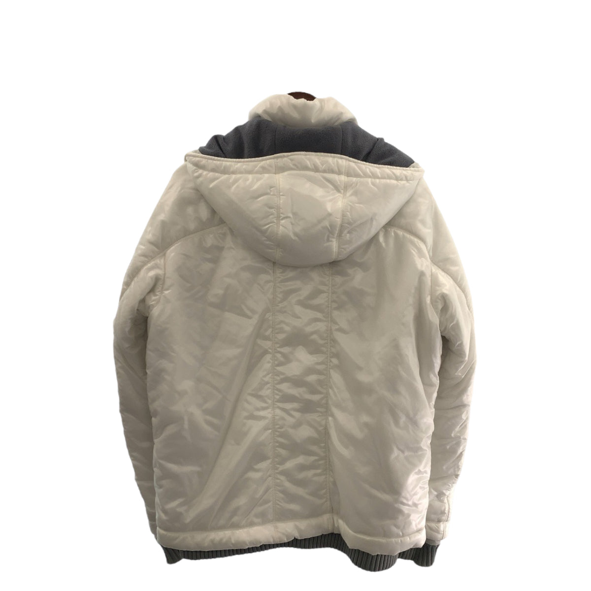 22580
CHANEL シャネル ココマーク サイズ44 ホワイト グレー シルバー金具 ナイロン P21850V13361 ダウンジャケット アウター ナイロンジャケット メンズ ABP100