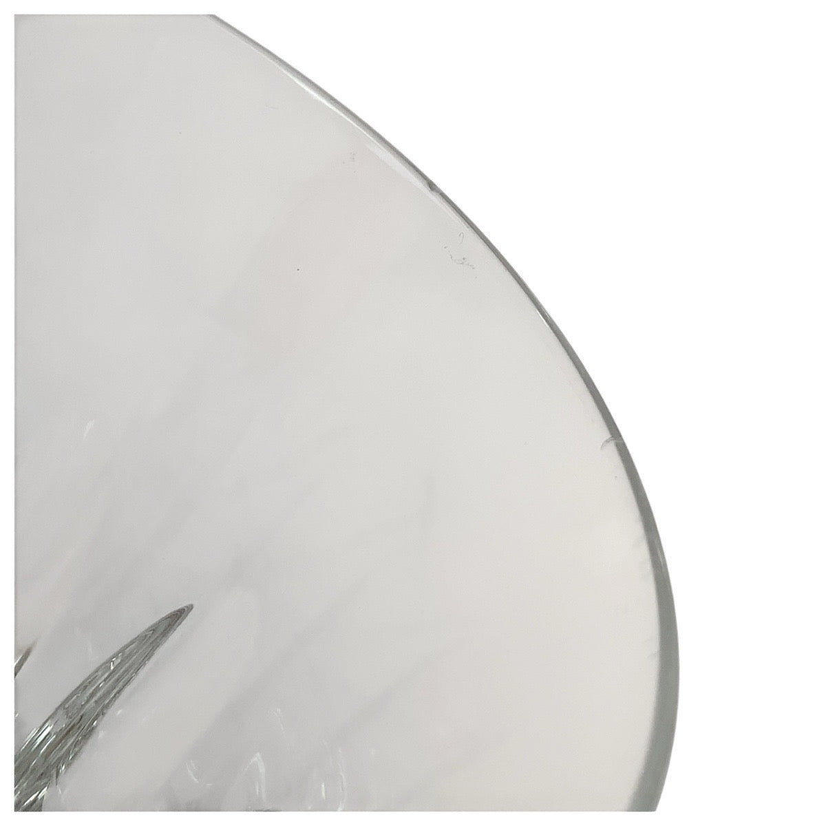 22595
Baccarat Etna Clear Crystal / Glass Tumbler Pair Rock Glasses Ladies ABP14