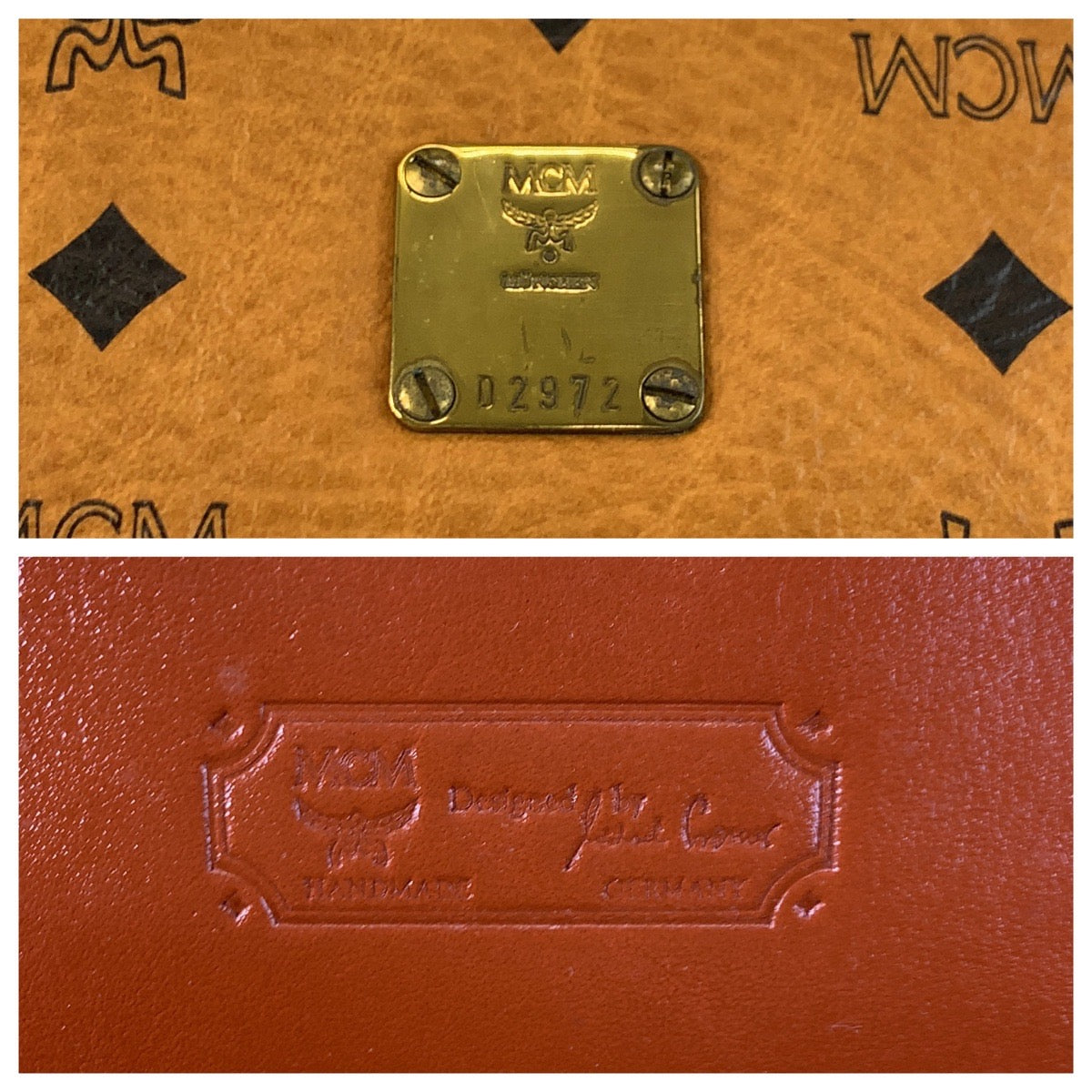 22607
MCM エム シー エム ヴィセトス ロゴグラム ブラウン ゴールド金具 レザー D2972 チェーンショルダーバッグ ハンドバッグ 2way レディース ABP28