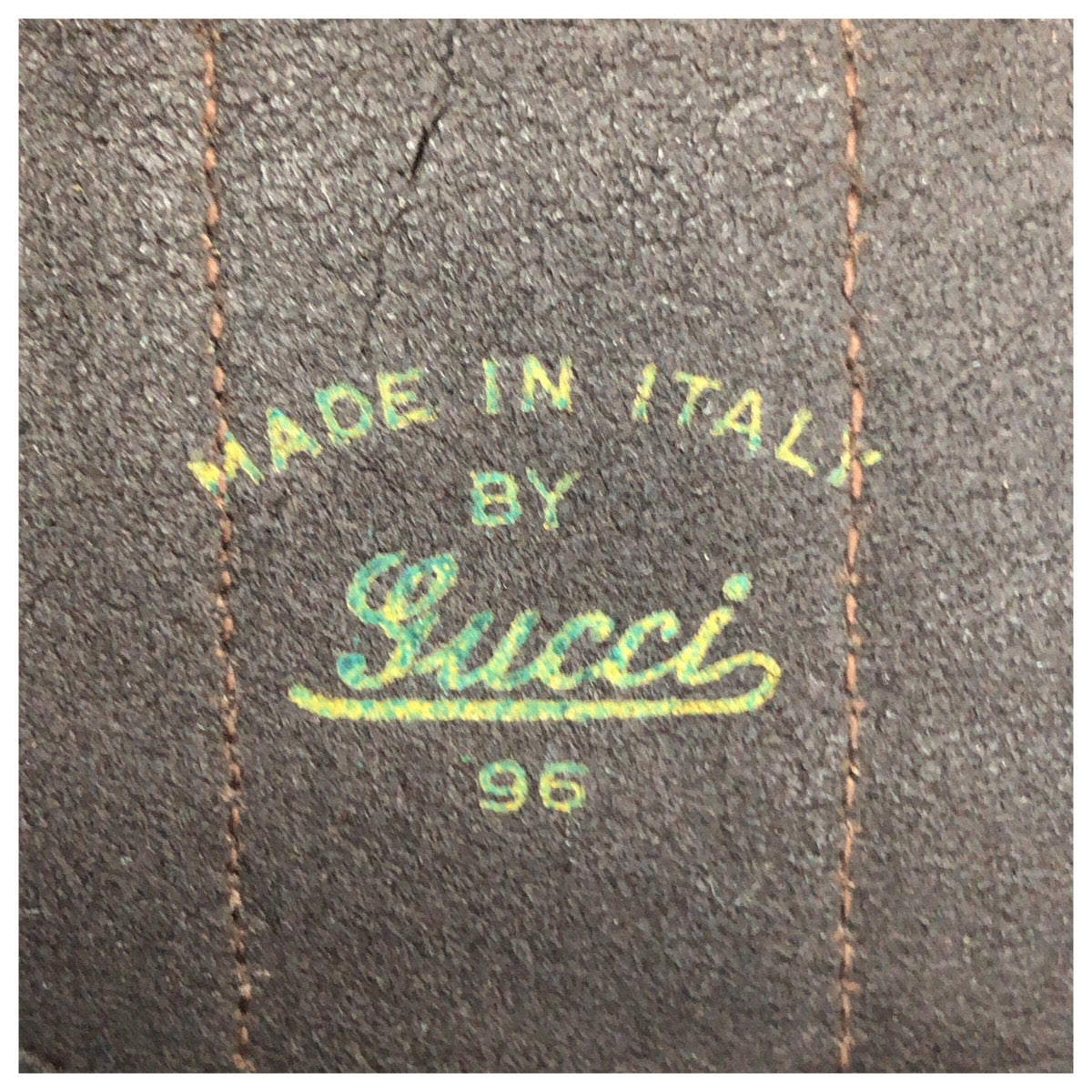 22612
GUCCI グッチ ヴィンテージ オールドグッチ シェリーライン ブラウン ゴールド金具 レザー / スエード クラッチバッグ セカンドバッグ メンズ ABP21