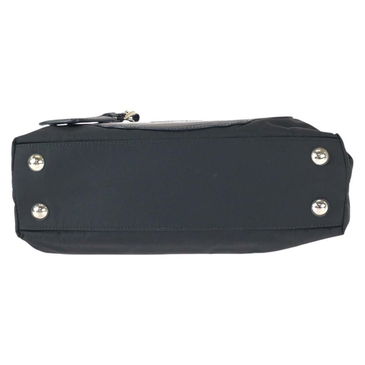 22616
PRADA プラダ テスート ブラック 黒 シルバー金具 ナイロン / パテントレザー ハンドバッグ 男女兼用 レディース ABP35