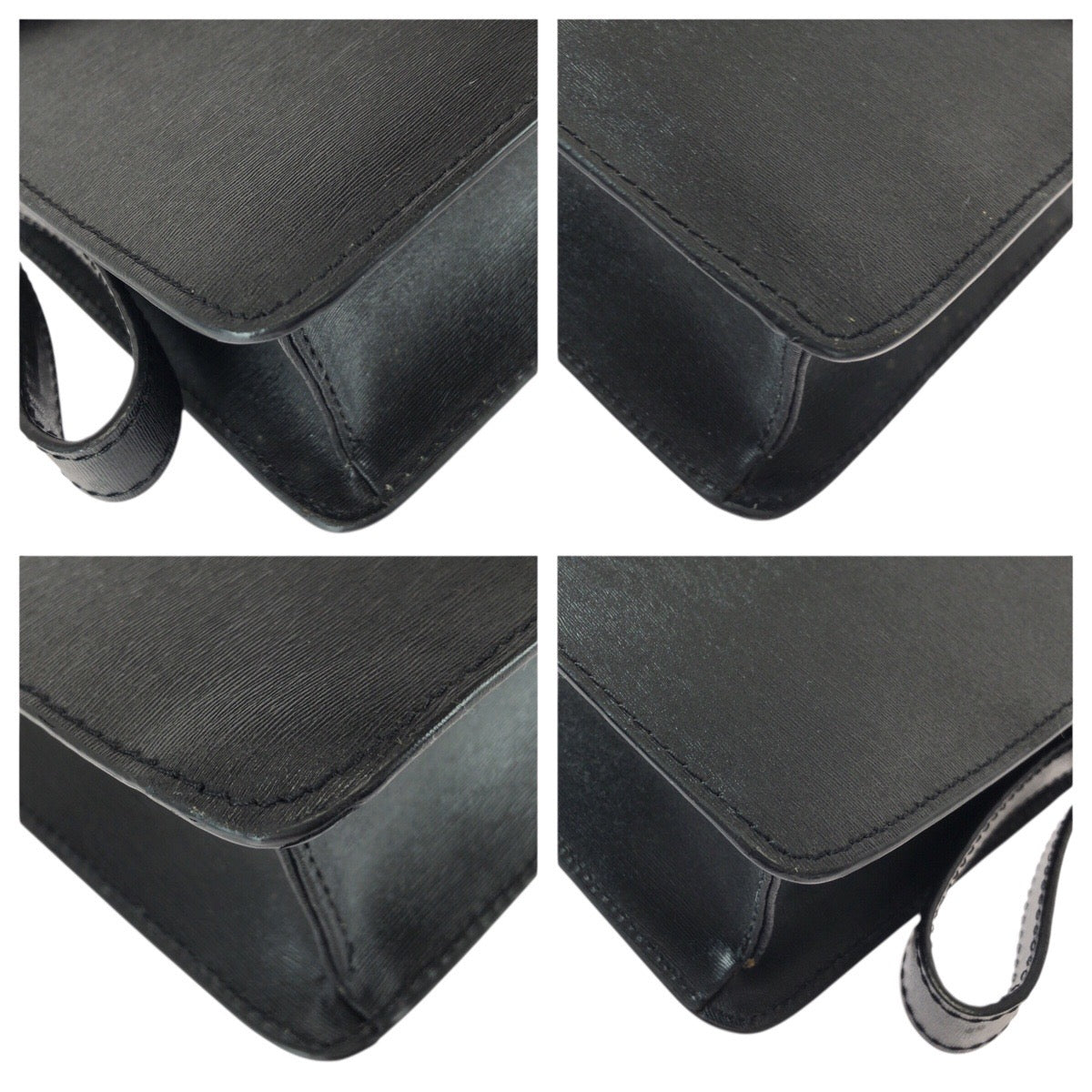 22617
Dunhill ダンヒル ブラック 黒 シルバー金具 レザー クラッチバッグ セカンドバッグ メンズ ABP15