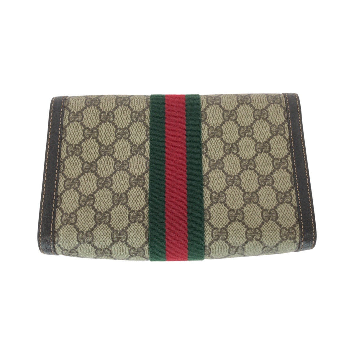 22619
GUCCI グッチ ヴィンテージ シェリーライン オールドグッチ ベージュ ブラウン GGスプリームキャンバス / レザー 41 014 3087 25 クラッチバッグ セカンドバッグ レディース ABP21