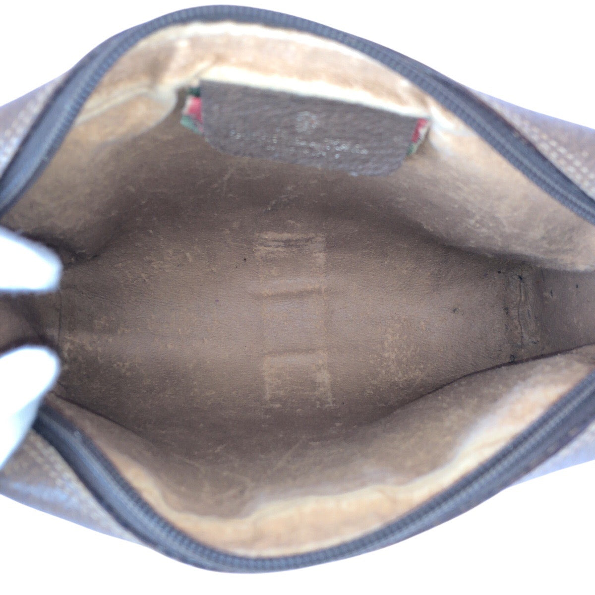 22626
GUCCI グッチ ヴィンテージ シェリーライン オールドグッチ オールドグッチ ベージュ ブラウン GGスプリームキャンバス / レザー 89 01 012 クラッチバッグ セカンドバッグ メンズ AB12