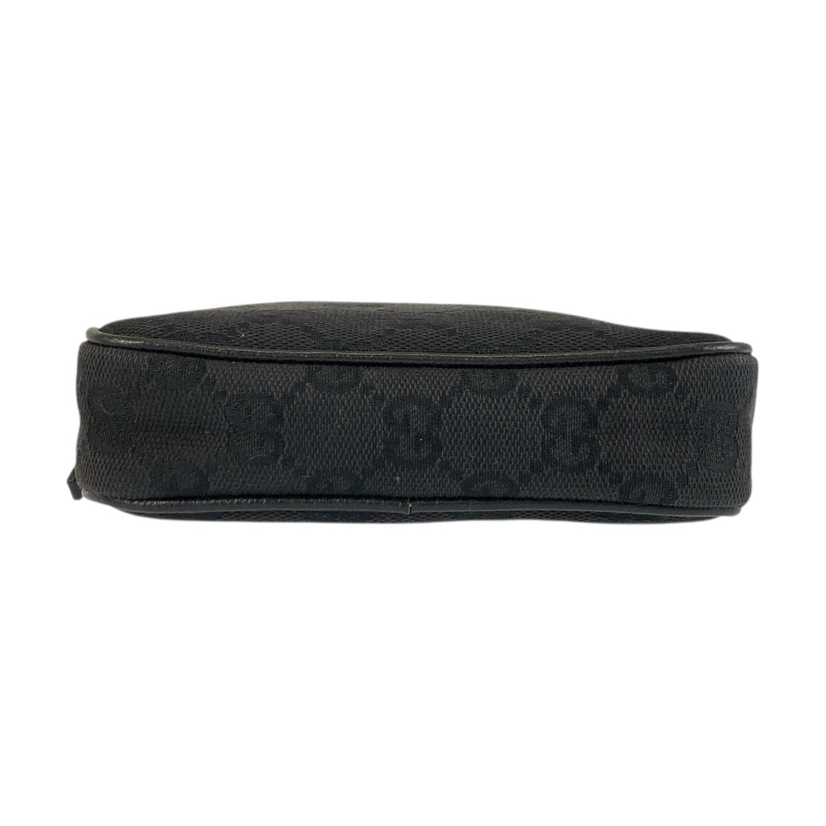22628
GUCCI グッチ ブラック 黒 シルバー金具 GGキャンバス / レザー 120975 ショルダーバッグ ポシェット レディース ABP35