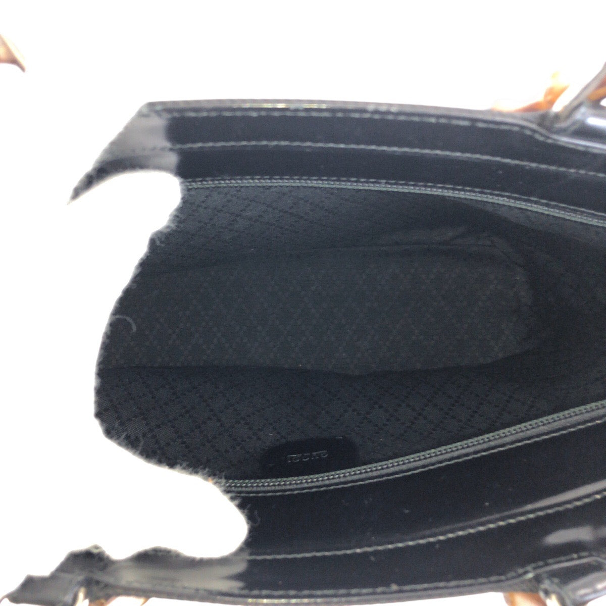 22629
GUCCI Gucci Bamboo Black Silver Hardware Canvas / Enamel 000 1998 0540 Tote Bag Shoulder Bag 2way Ladies ABP35