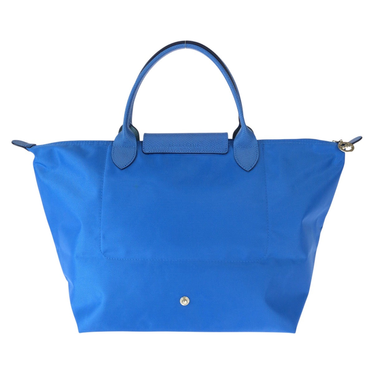 22632
Longchamp Le Pliage M Blue Silver Hardware Nylon L1623619P50 Tote Bag Unisex Women's ABP10
