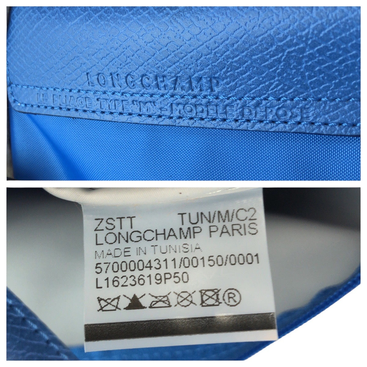 22632
Longchamp Le Pliage M Blue Silver Hardware Nylon L1623619P50 Tote Bag Unisex Women's ABP10