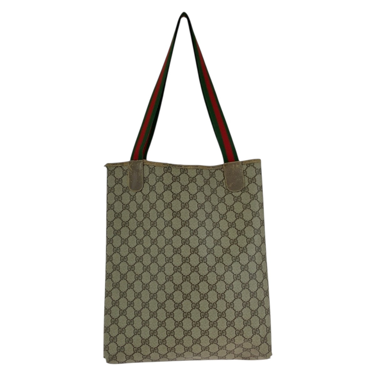 22633
GUCCI グッチ ヴィンテージ オールドグッチ シェリーライン ベージュ GGスプリームキャンバス / レザー 39 02 003 トートバッグ ショルダーバッグ レディース B16