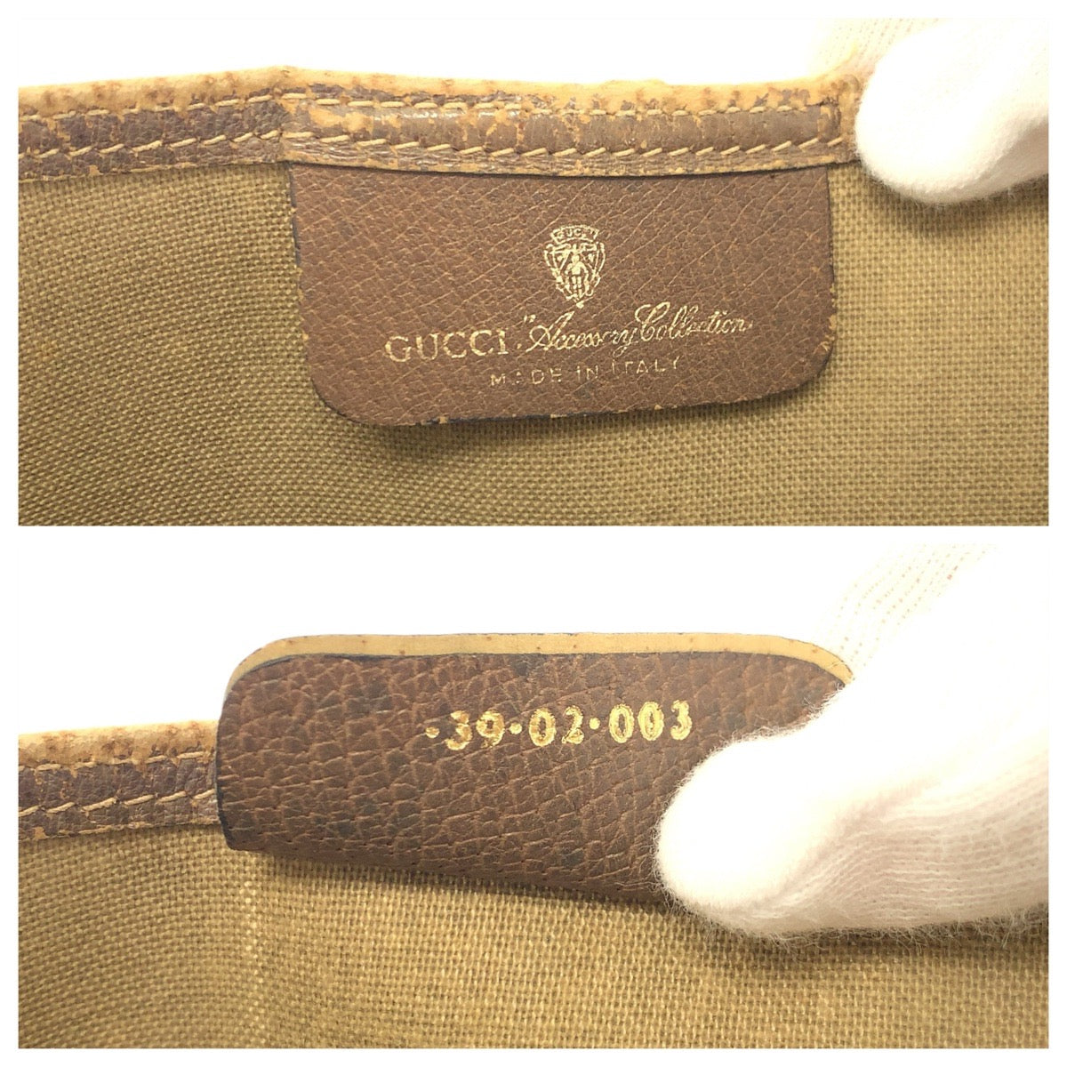 22633
GUCCI グッチ ヴィンテージ オールドグッチ シェリーライン ベージュ GGスプリームキャンバス / レザー 39 02 003 トートバッグ ショルダーバッグ レディース B16
