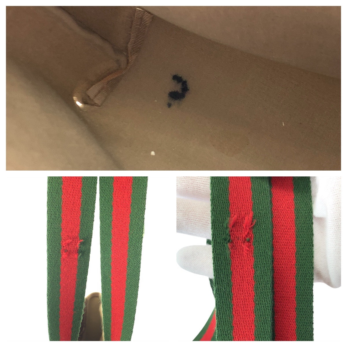 22633
GUCCI グッチ ヴィンテージ オールドグッチ シェリーライン ベージュ GGスプリームキャンバス / レザー 39 02 003 トートバッグ ショルダーバッグ レディース B16