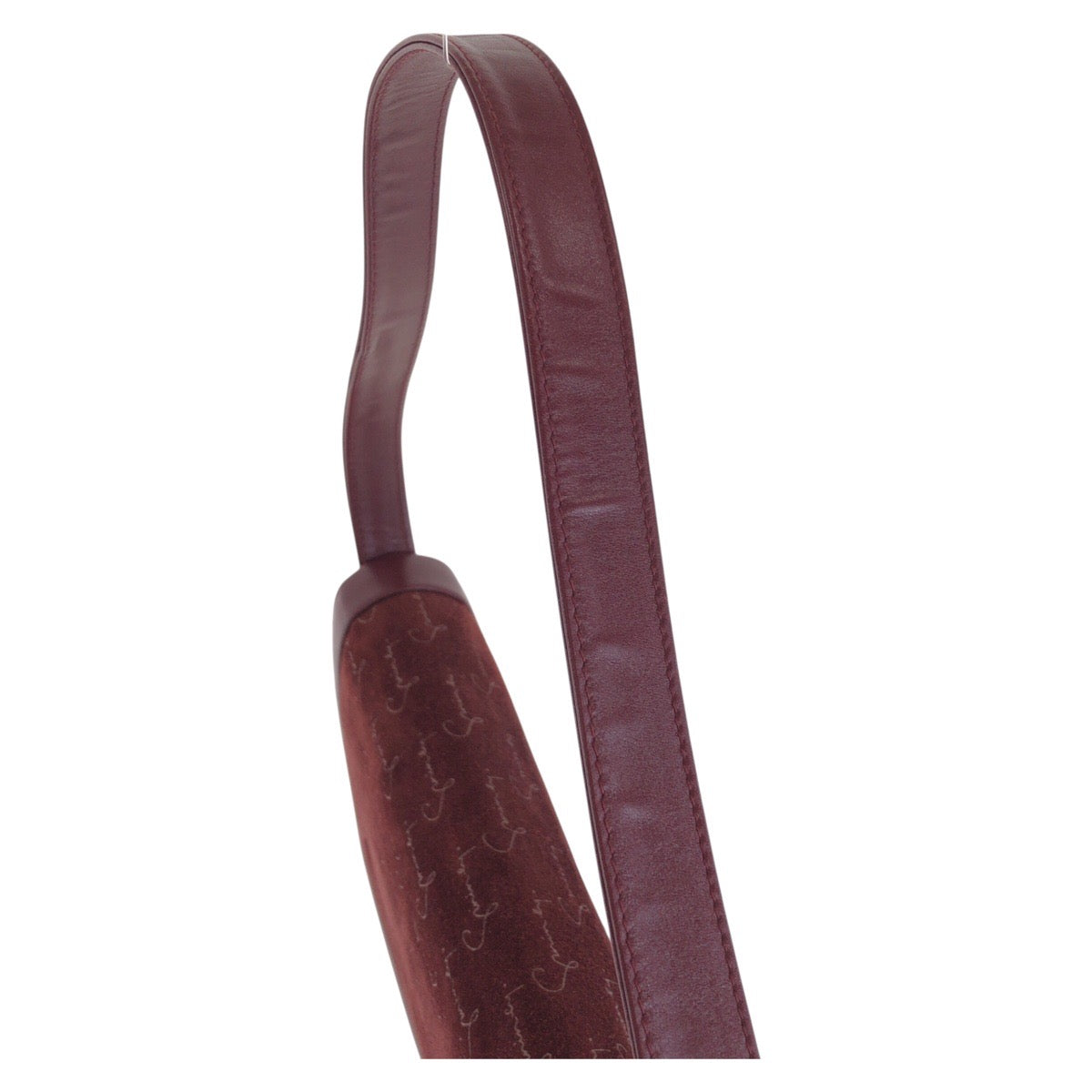 22635
GIVENCHY ジバンシィ ボルドー ゴールド金具 スウェード / レザー ショルダーバッグ レディース ABP21