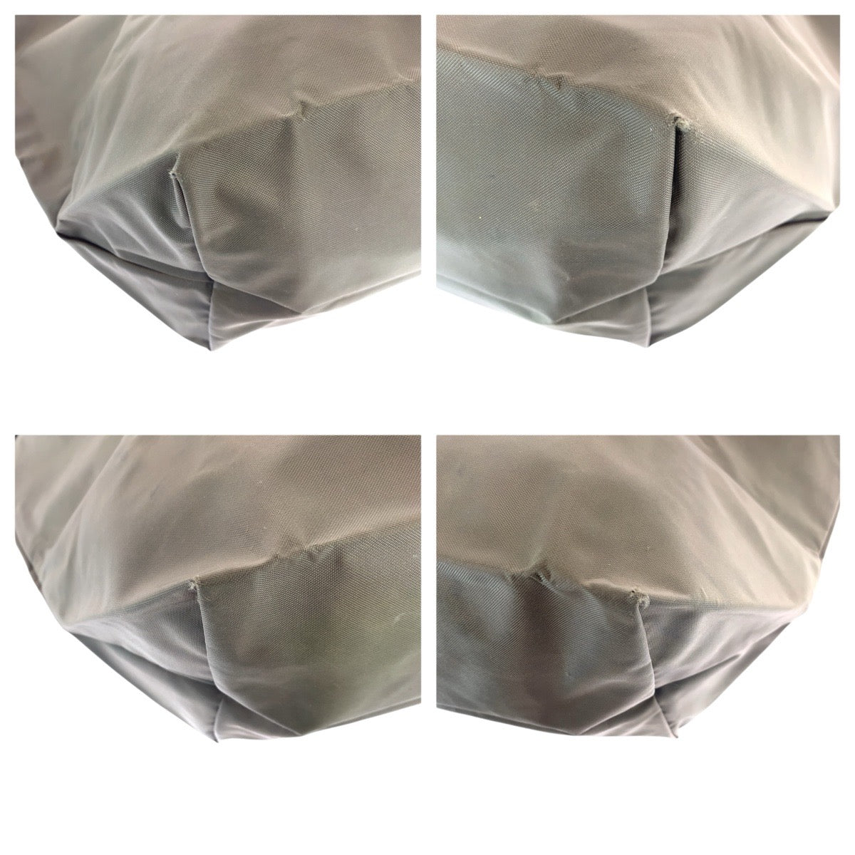22636
Longchamp ロンシャン ル・プリアージュ カーキ ブラウン ゴールド金具 ナイロン / レザー トートバッグ ハンドバッグ レディース AB8