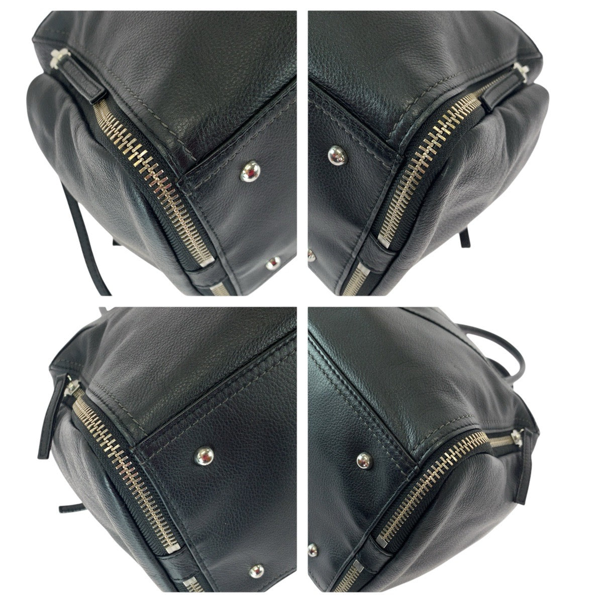 22637
DIESEL ディーゼル レ ジッパー 2way ブラック 黒 シルバー金具 レザー X03628 ショルダーバッグ トートバッグ レディース AB8