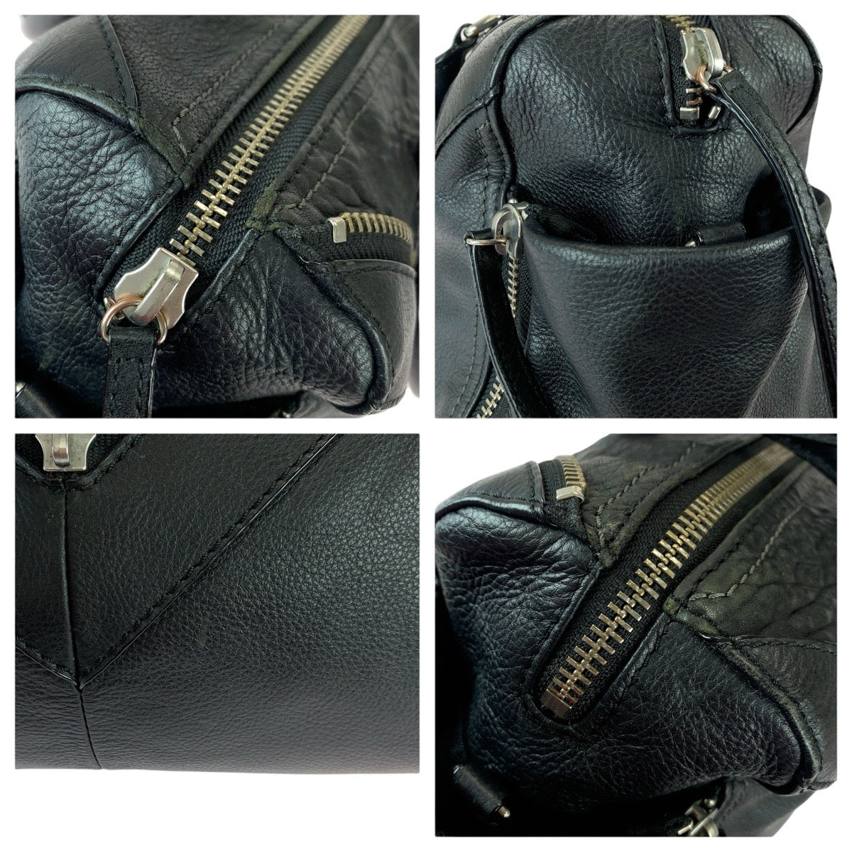 22637
DIESEL ディーゼル レ ジッパー 2way ブラック 黒 シルバー金具 レザー X03628 ショルダーバッグ トートバッグ レディース AB8