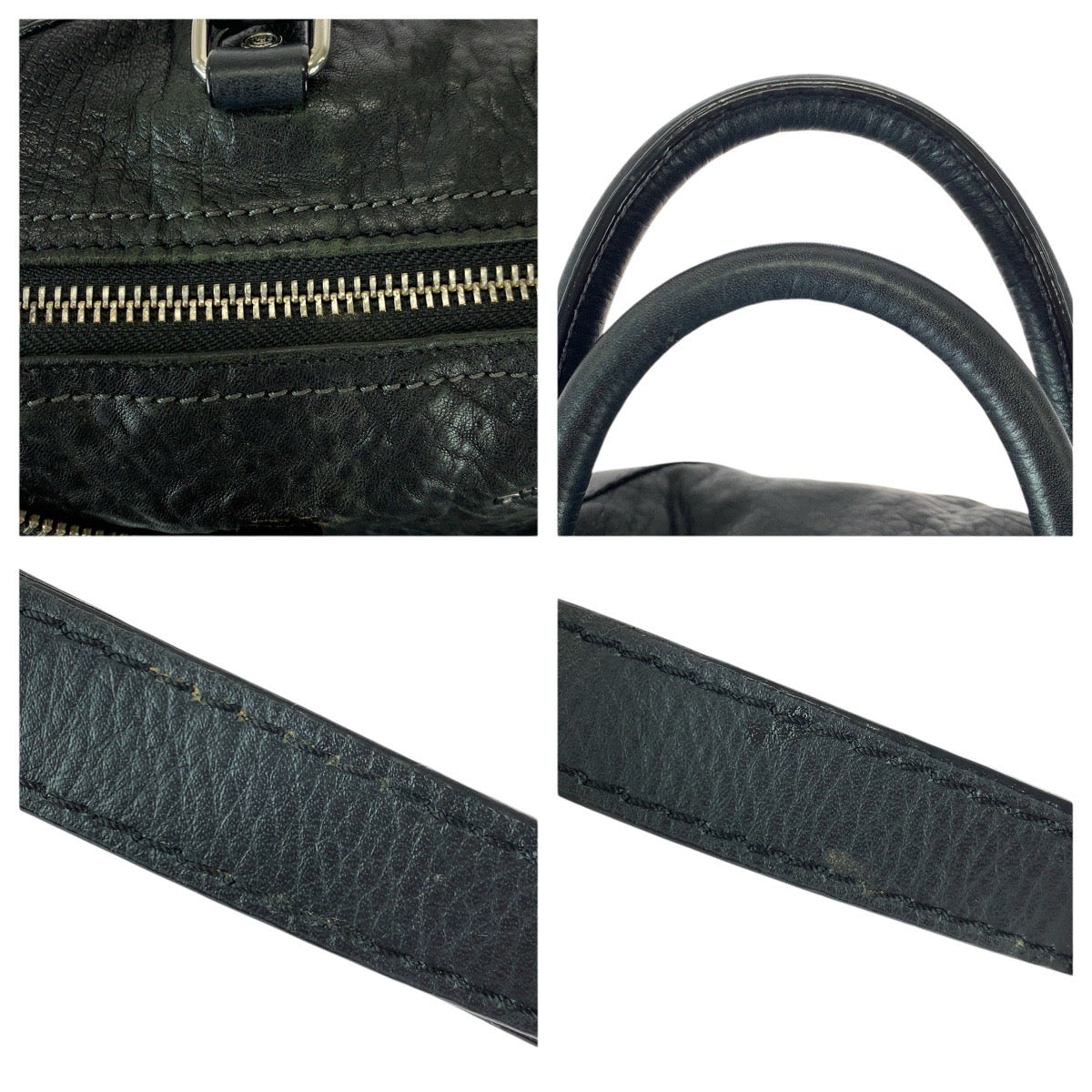 22637
DIESEL ディーゼル レ ジッパー 2way ブラック 黒 シルバー金具 レザー X03628 ショルダーバッグ トートバッグ レディース AB8