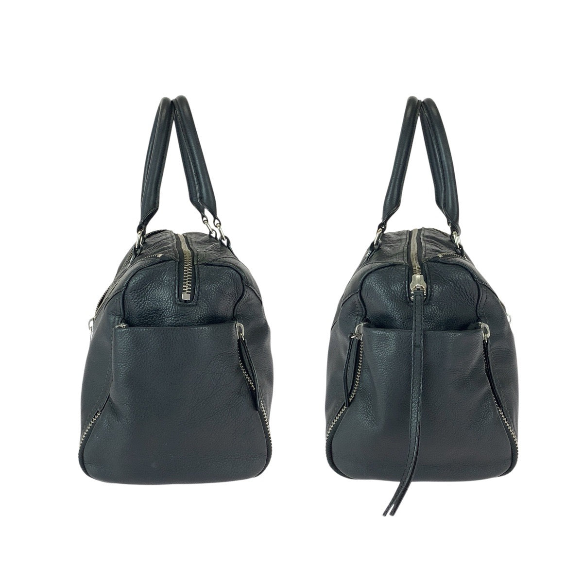 22637
DIESEL ディーゼル レ ジッパー 2way ブラック 黒 シルバー金具 レザー X03628 ショルダーバッグ トートバッグ レディース AB8