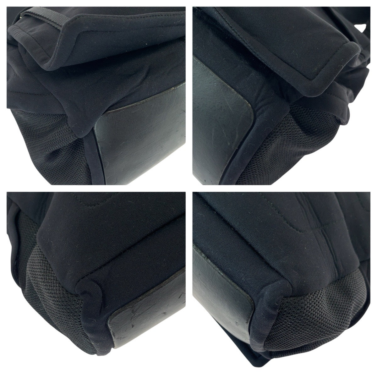 22638
PRADA プラダ プラダスポーツ ブラック 黒 シルバー金具 / ネオプレン ショルダーバッグ メッセンジャーバッグ メンズ AB15