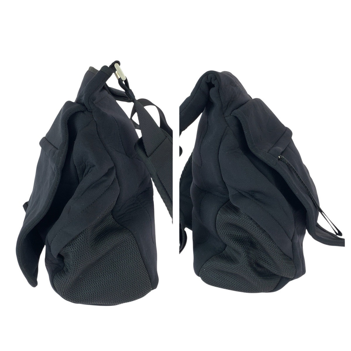 22638
PRADA プラダ プラダスポーツ ブラック 黒 シルバー金具 / ネオプレン ショルダーバッグ メッセンジャーバッグ メンズ AB15